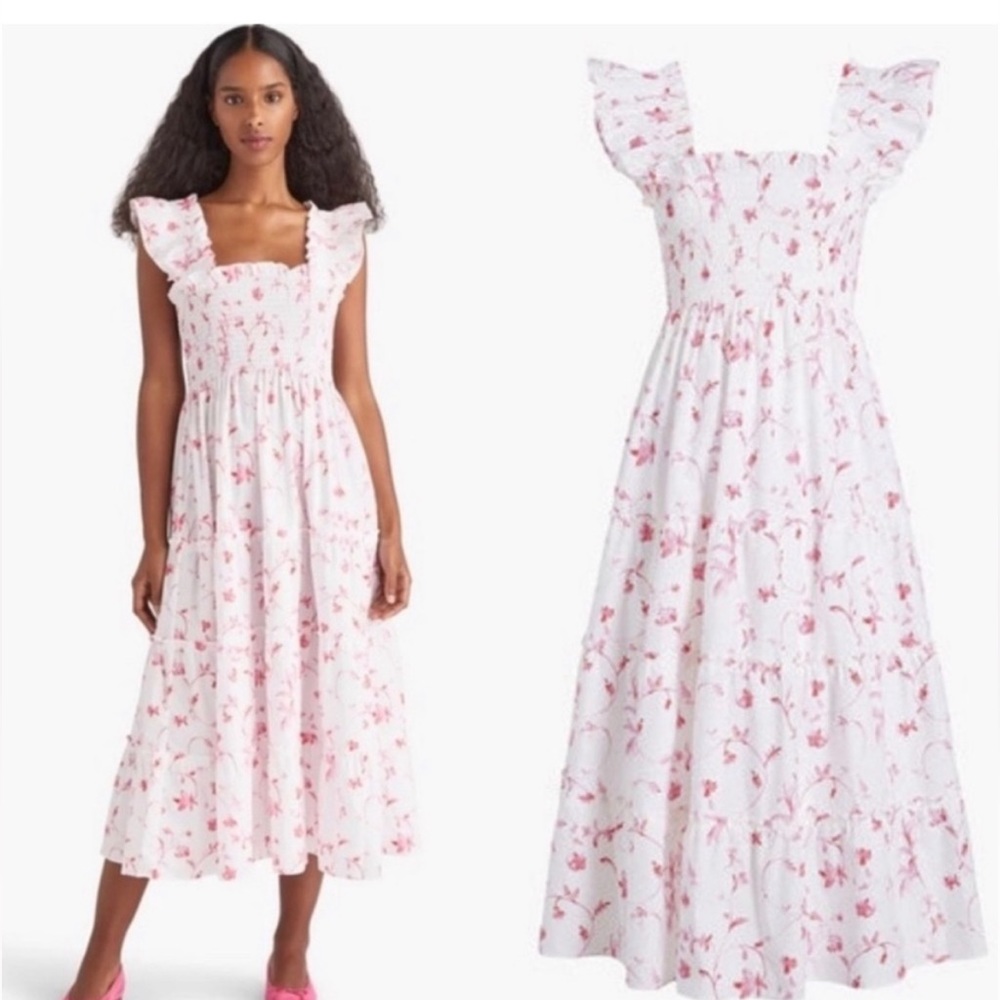 Small Hill House Rose botanical nap dress